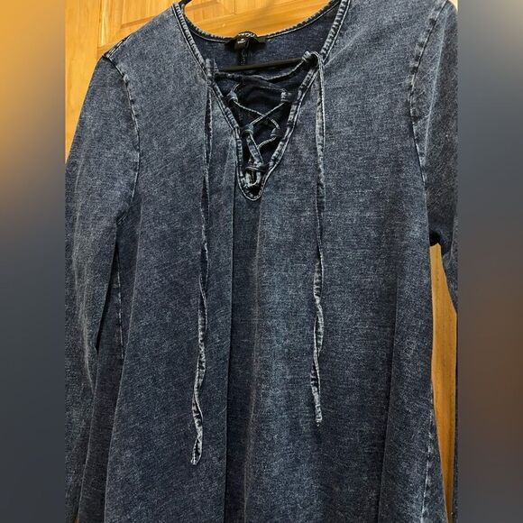 Very J size M denim mini dress - Picture 5 of 7
